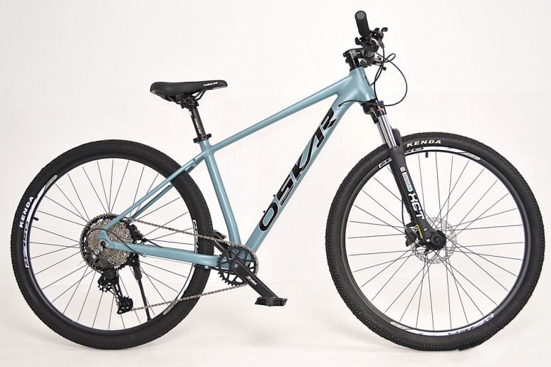 Велосипед Oskar Phantom 27.5" 16" сіро-синій матовий 2026