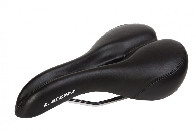 Седло с отверстием " 275*172 K.San YBT-K080 c logo LEON (черный)