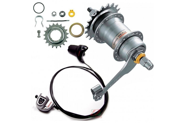 Втулка задняя Al 36H 14G CP SHIMANO NEXUS Inter-3 1800 mm с комплектом SL-3S42E