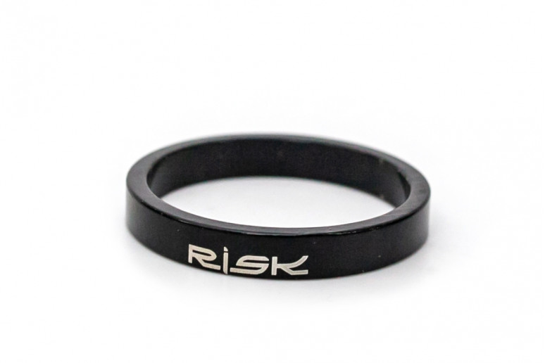 Проставочное кільце 1-1/8" 5mm RISK для рульової колонки (черн.)
