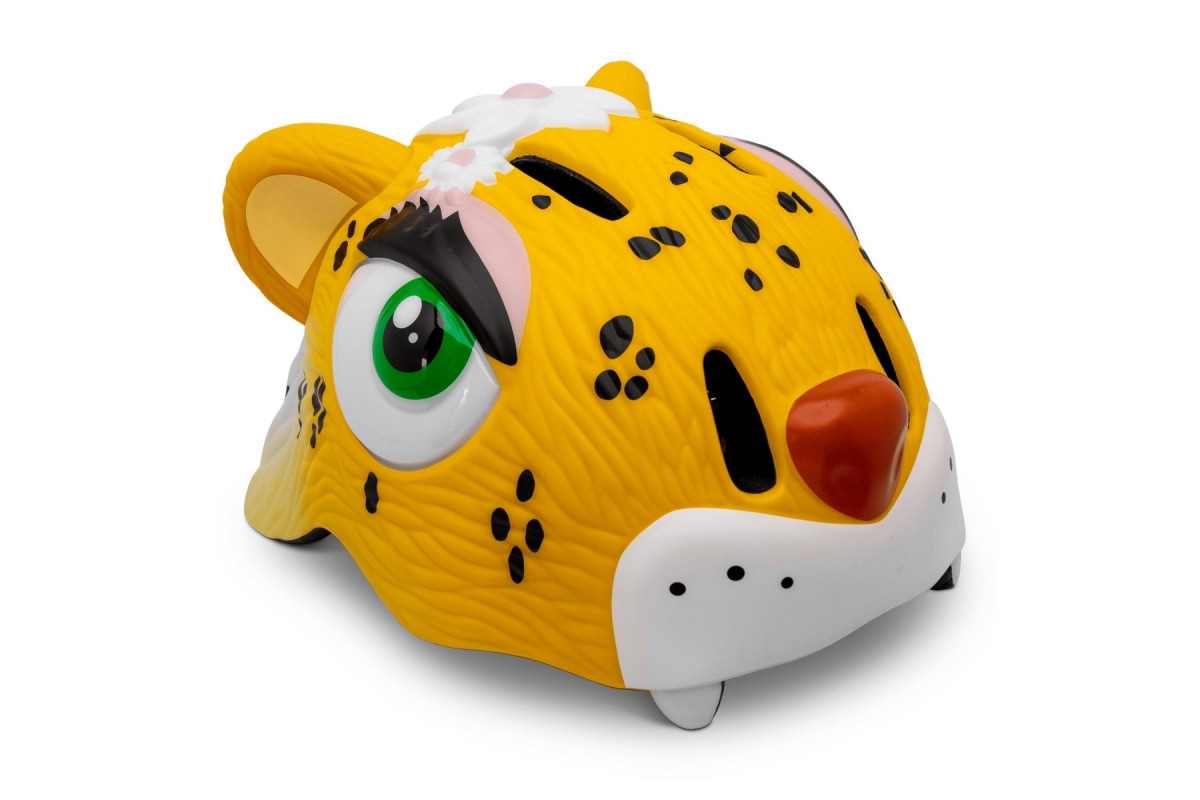 Фото Шлем велосипедный Crazy Safety "Желтый леопард" з офіційного сайту OSKAR™