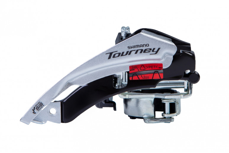 Переключатель перед. индекс. под трубу 31,8мм н/тяга черн. SHIMANO FD-TY500