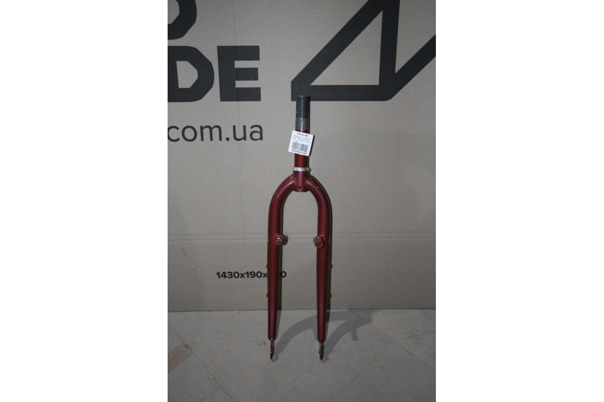 Фото Вилка 26" ST 1-1/8" резьб. шток-156мм (YS 3051) Dorozhnik RUBY 2022 (повреждение ЛКП) (красный) з офіційного сайту OSKAR™