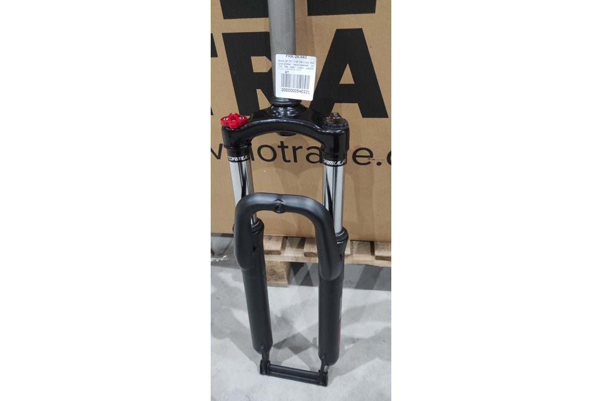 Фото Вилка 26" ST 1-1/8" AM с лок. disc шток-200мм черно-красный (м) LIANJI LJ643M Formula MOTION 2022 (черно-красный (м)) з офіційного сайту OSKAR™