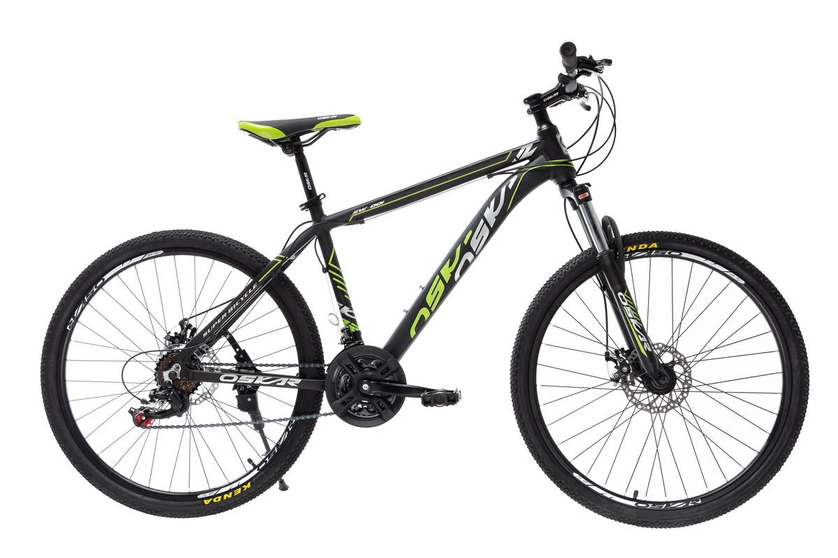 Фото Велосипед Oskar 26" SW-001черно-зеленый (26-1814-bg) с официального сайта OSKAR™